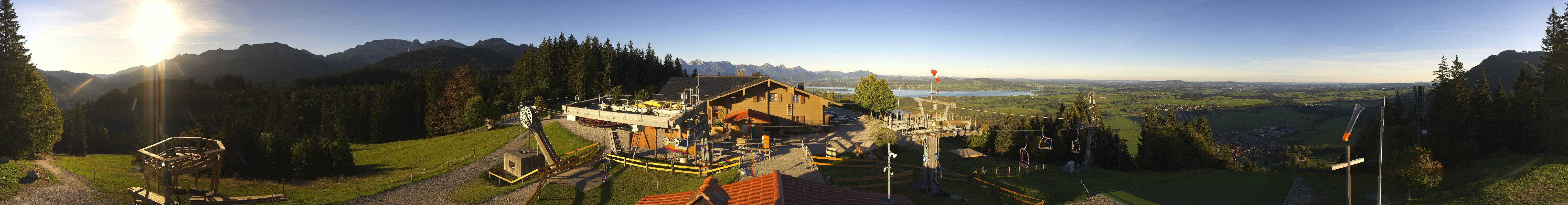 Archived image Webcam Top station of the Buchenbergbahn