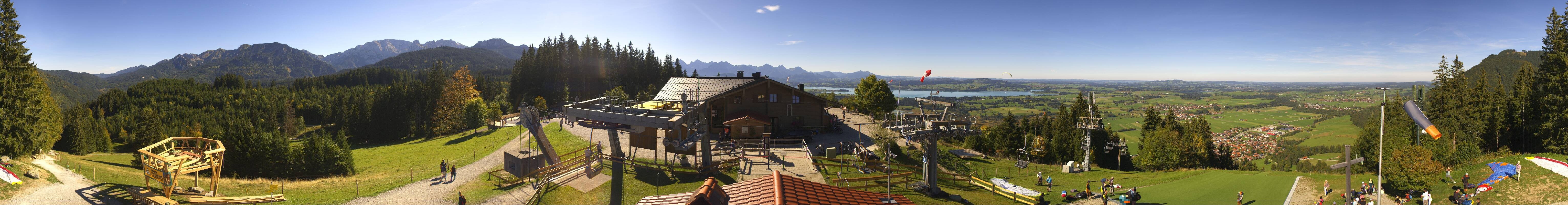 Archived image Webcam Top station of the Buchenbergbahn