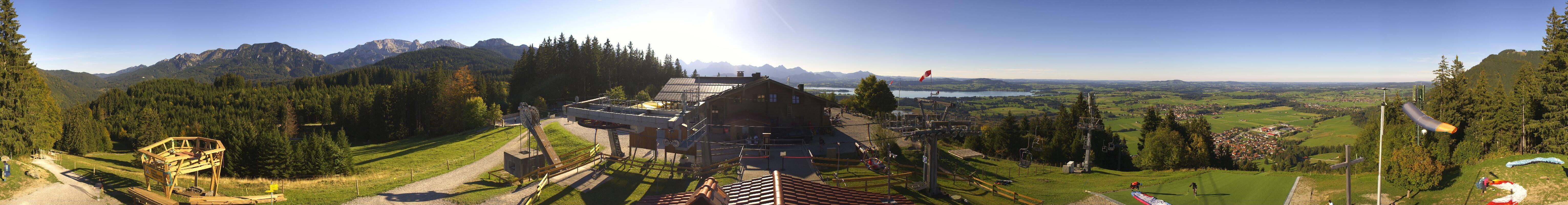 Archived image Webcam Top station of the Buchenbergbahn