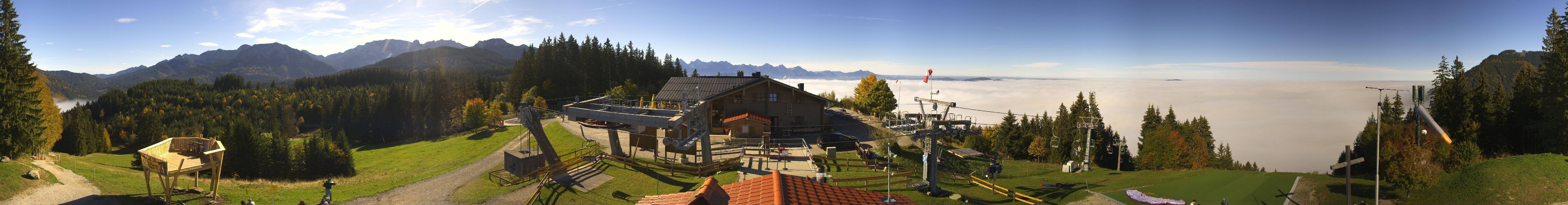 Archived image Webcam Top station of the Buchenbergbahn