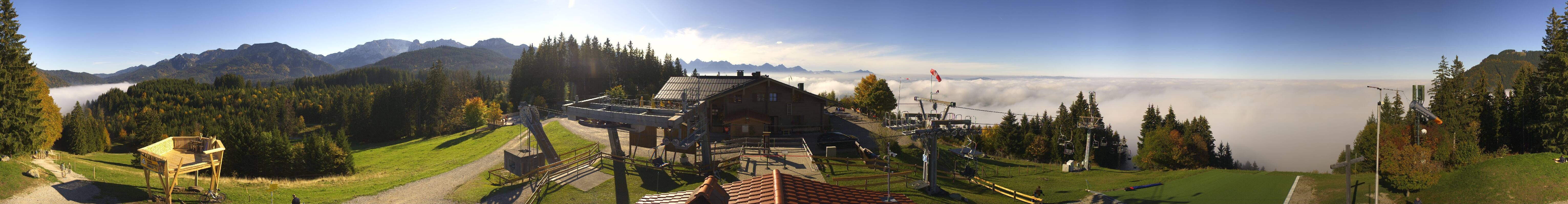Archived image Webcam Top station of the Buchenbergbahn