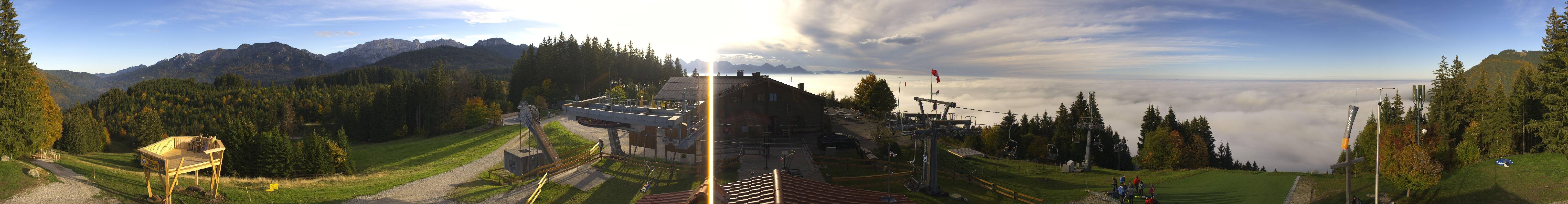Archived image Webcam Top station of the Buchenbergbahn