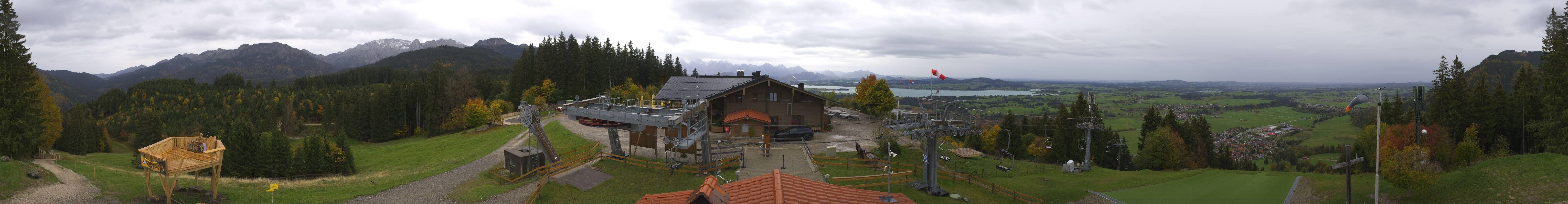 Archived image Webcam Top station of the Buchenbergbahn