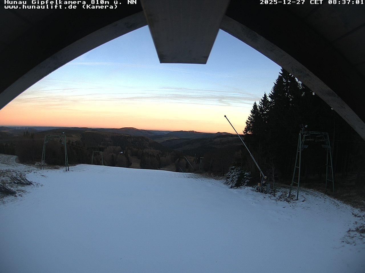 Archiv Foto Webcam Hunaulift (Sauerland)