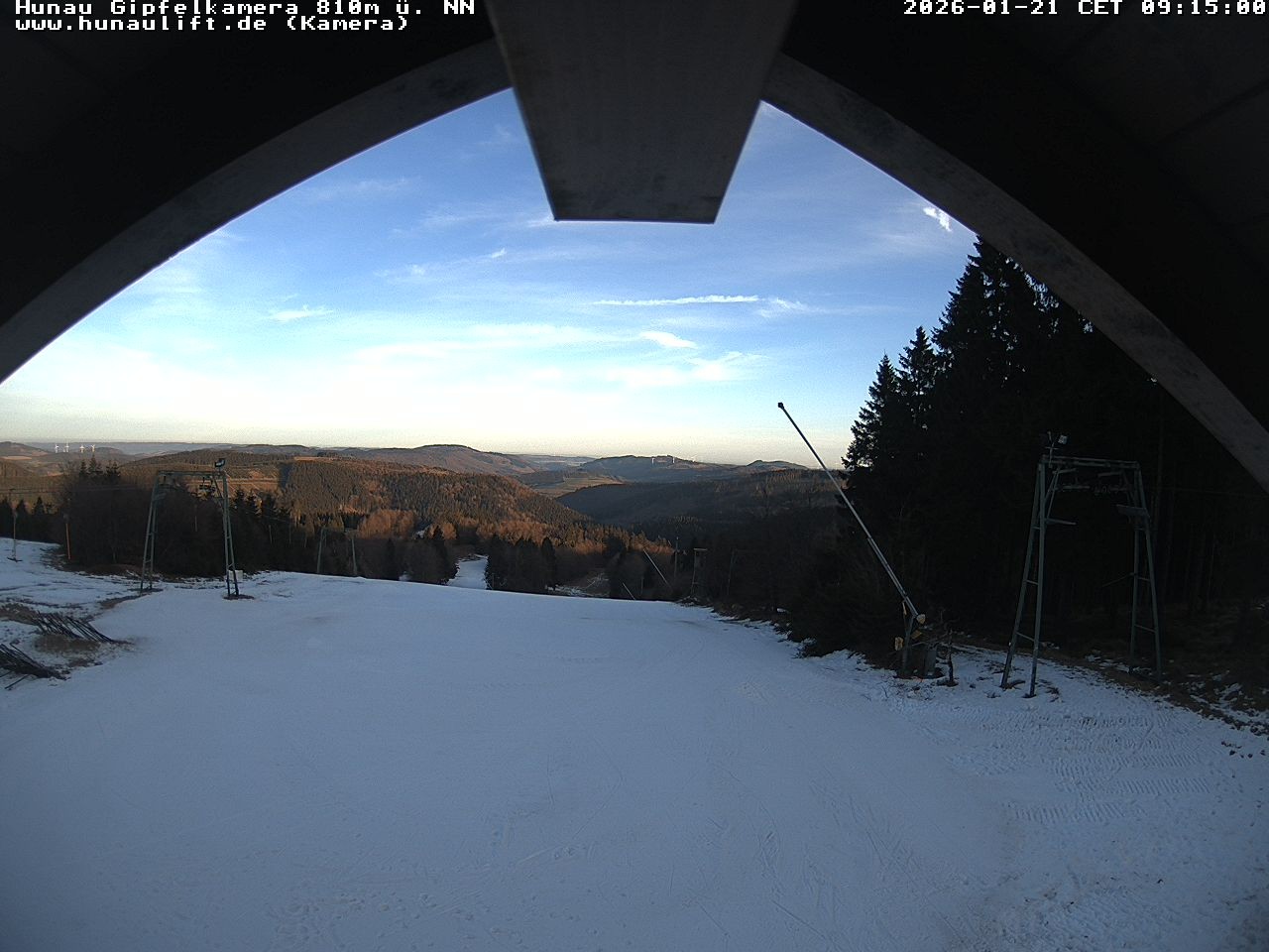 Archived image Webcam Hunaulift (Sauerland)