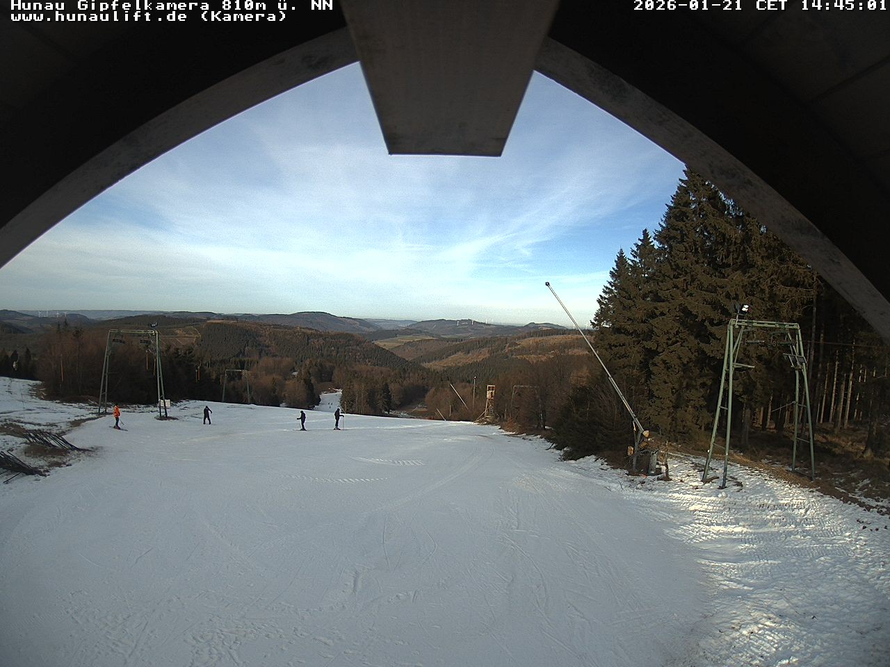 Archived image Webcam Hunaulift (Sauerland)