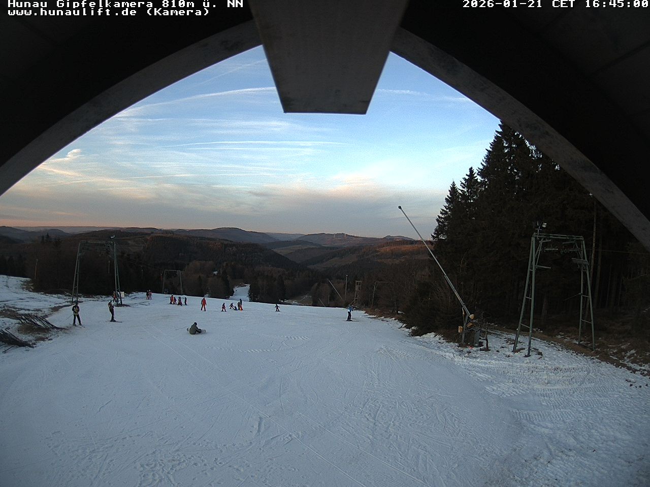 Archived image Webcam Hunaulift (Sauerland)
