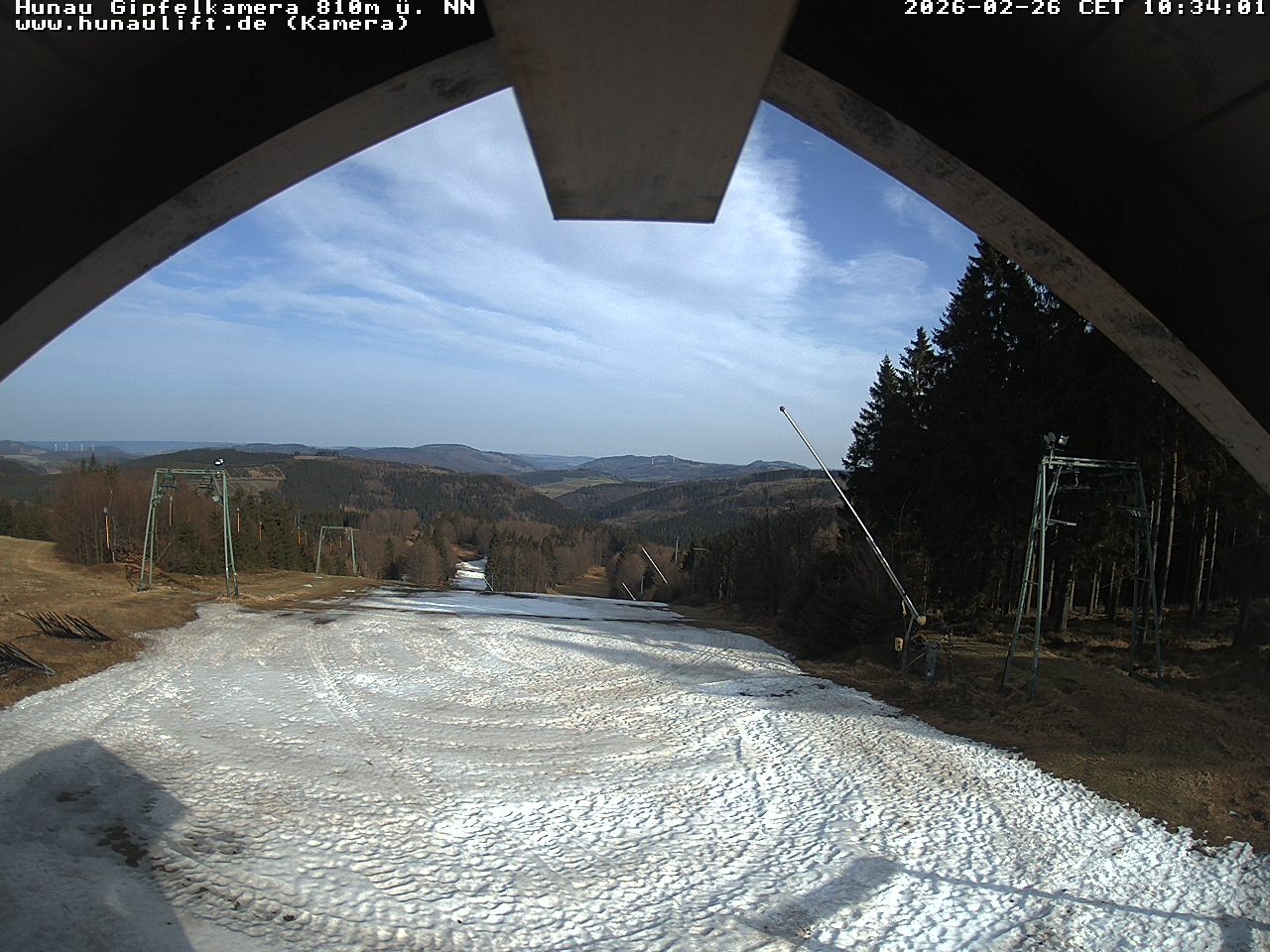 Archiv Foto Webcam Hunaulift (Sauerland)