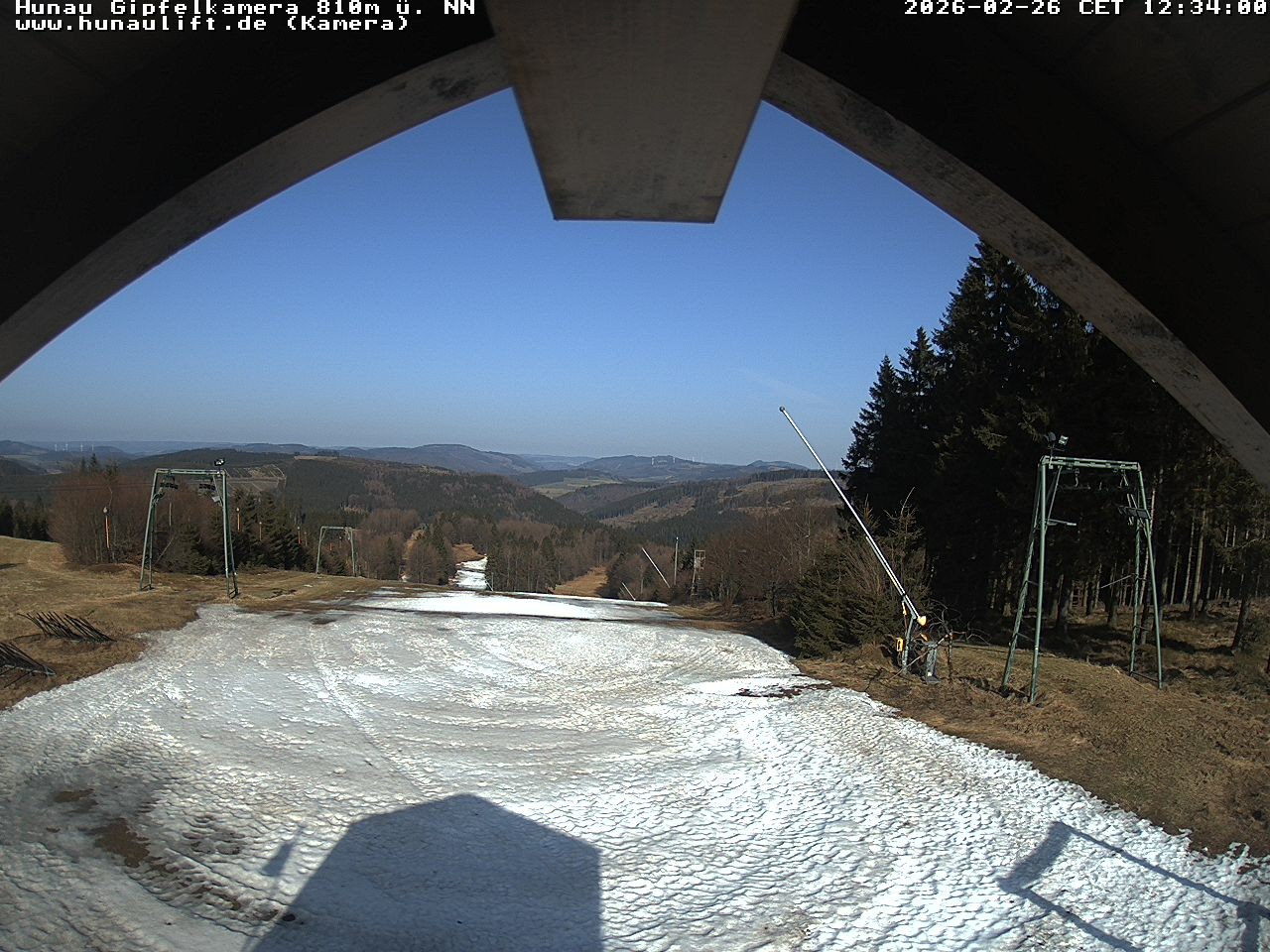 Archiv Foto Webcam Hunaulift (Sauerland)