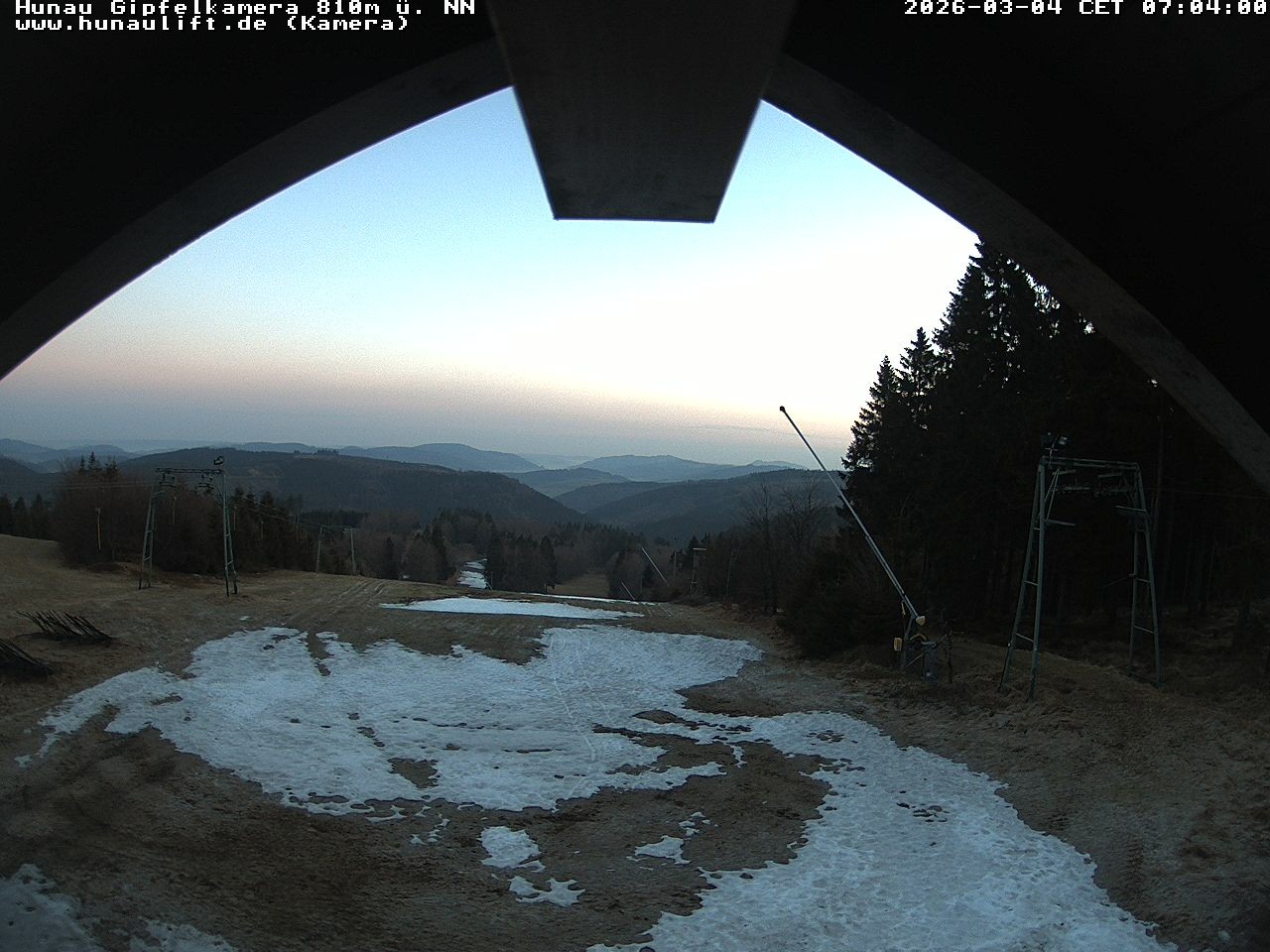 Archiv Foto Webcam Hunaulift (Sauerland)