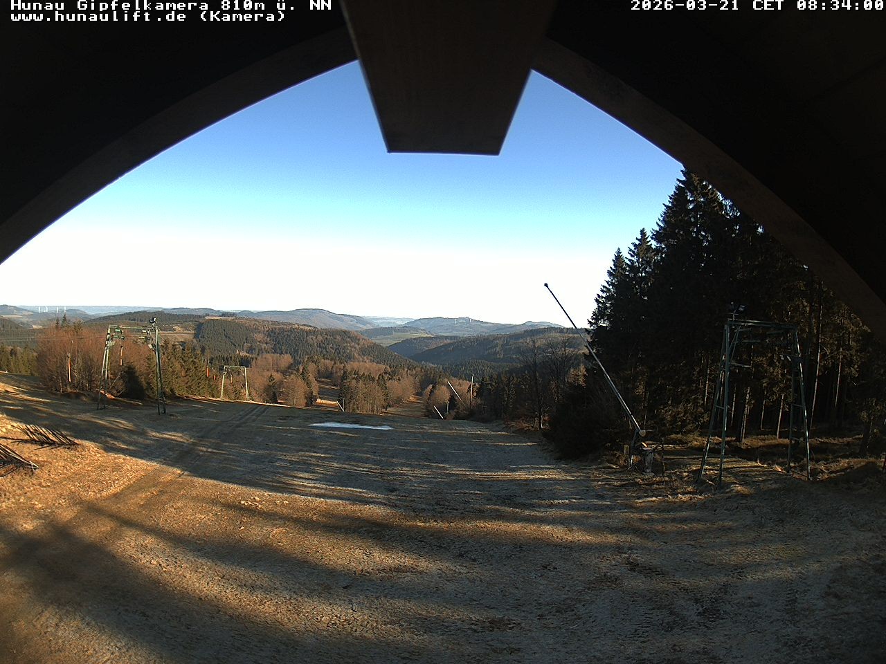 Archived image Webcam Hunaulift (Sauerland)