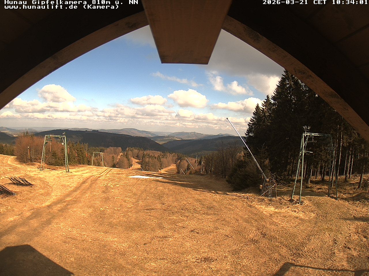 Archived image Webcam Hunaulift (Sauerland)
