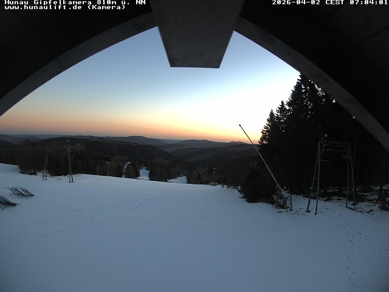 Archiv Foto Webcam Hunaulift (Sauerland)