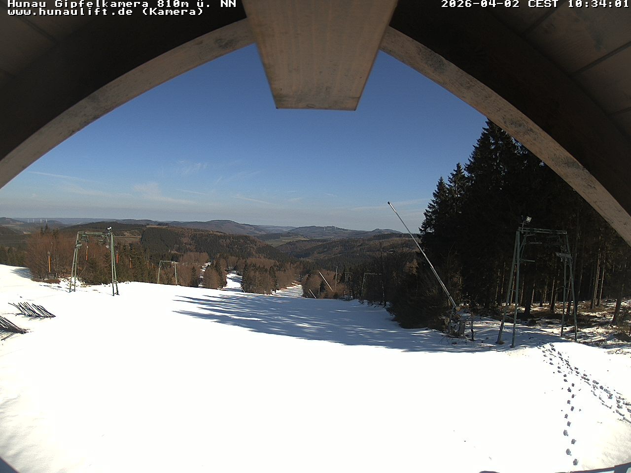 Archiv Foto Webcam Hunaulift (Sauerland)
