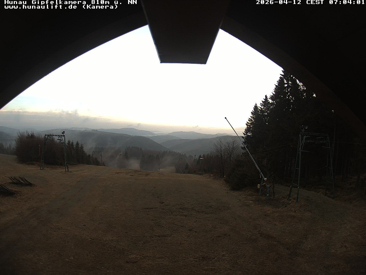 Archived image Webcam Hunaulift (Sauerland)
