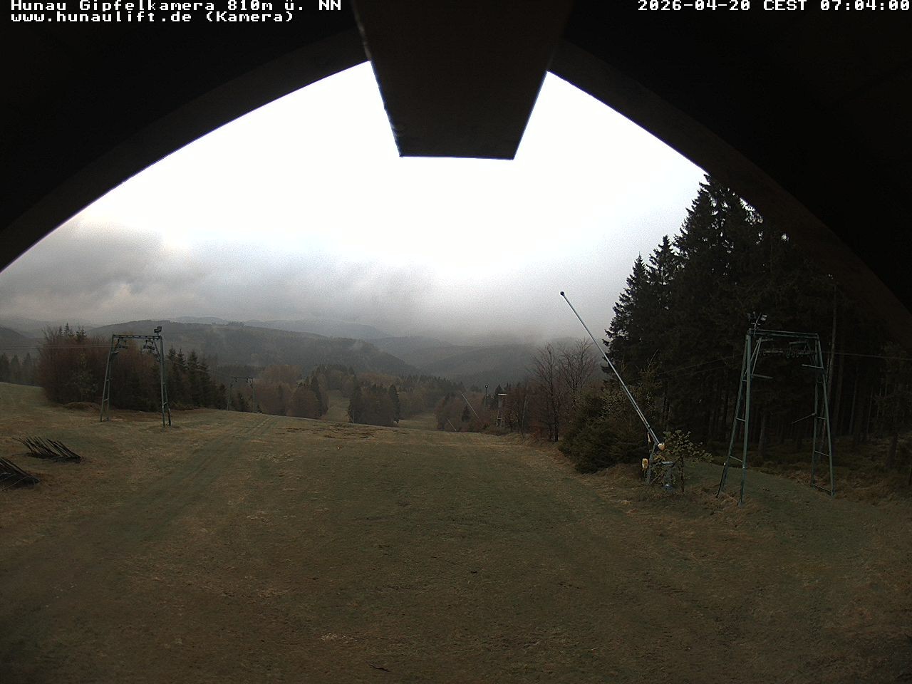 Archived image Webcam Hunaulift (Sauerland)