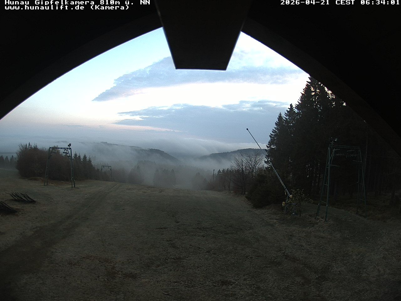 Archived image Webcam Hunaulift (Sauerland)