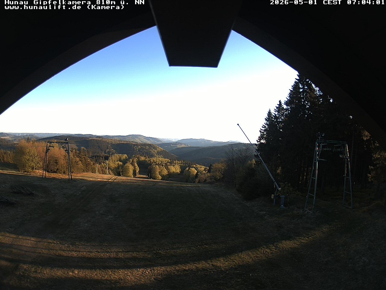 Archived image Webcam Hunaulift (Sauerland)