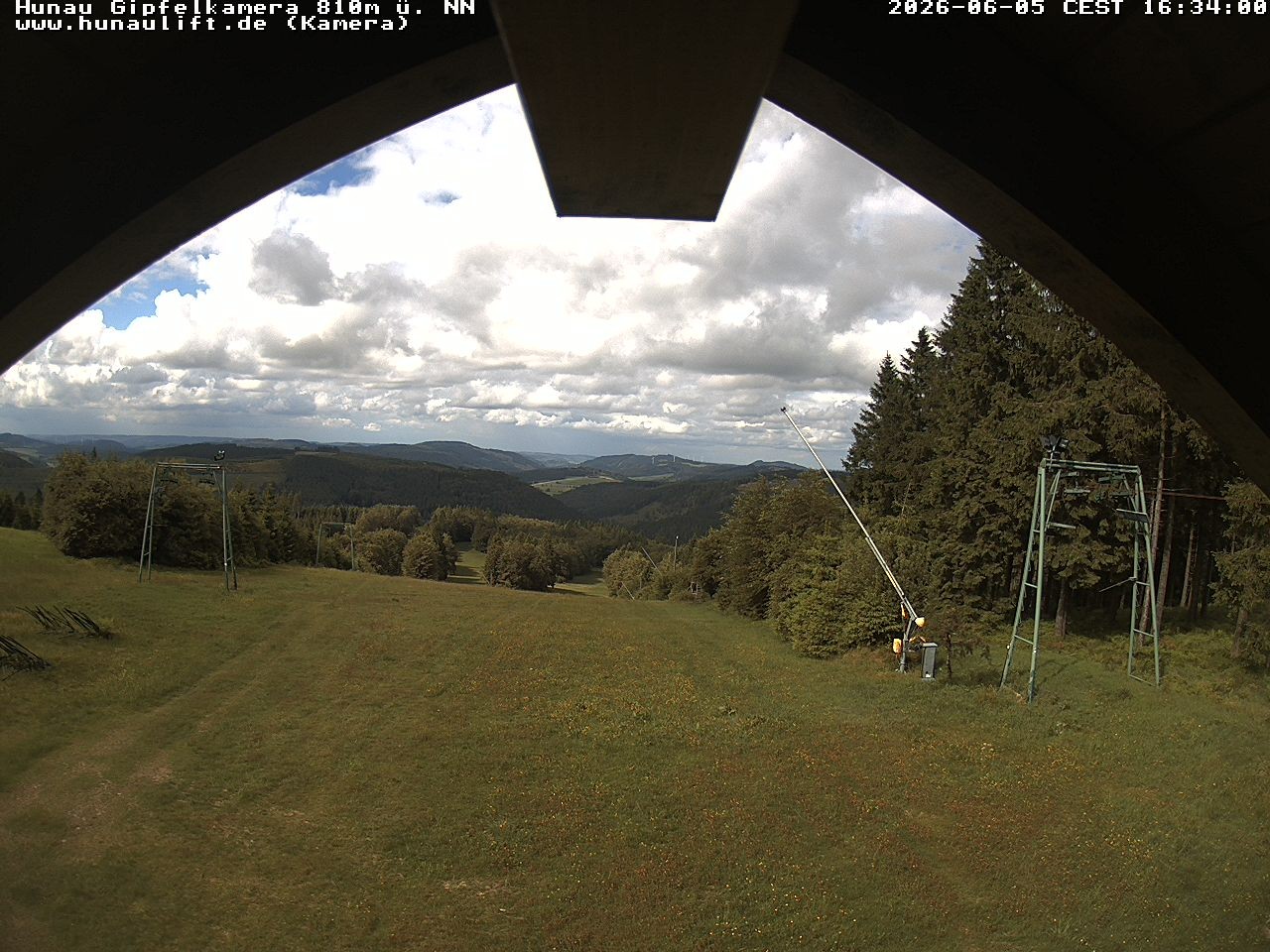 Archived image Webcam Hunaulift (Sauerland)