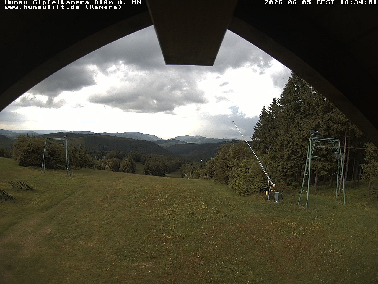 Archived image Webcam Hunaulift (Sauerland)