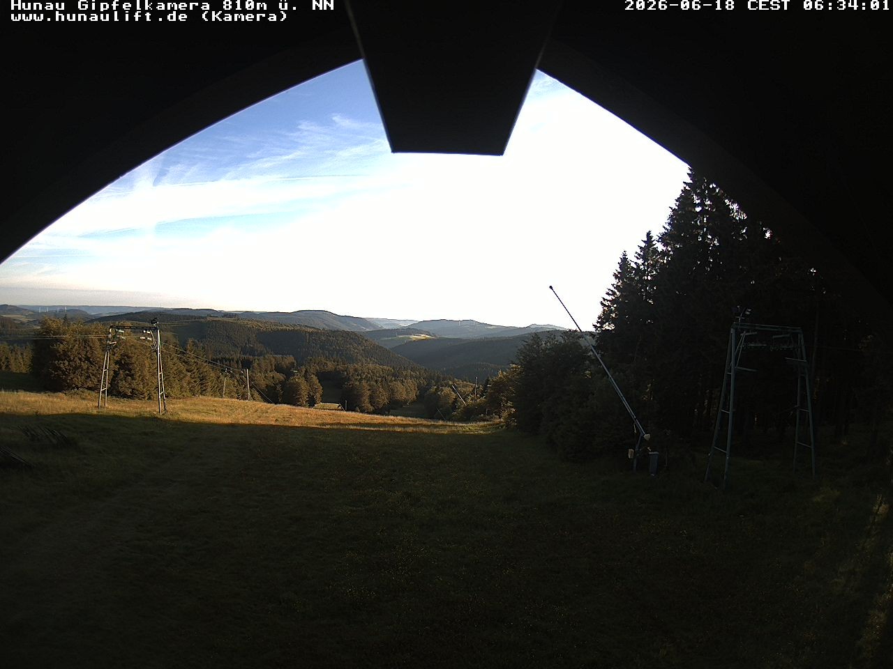 Archiv Foto Webcam Hunaulift (Sauerland)