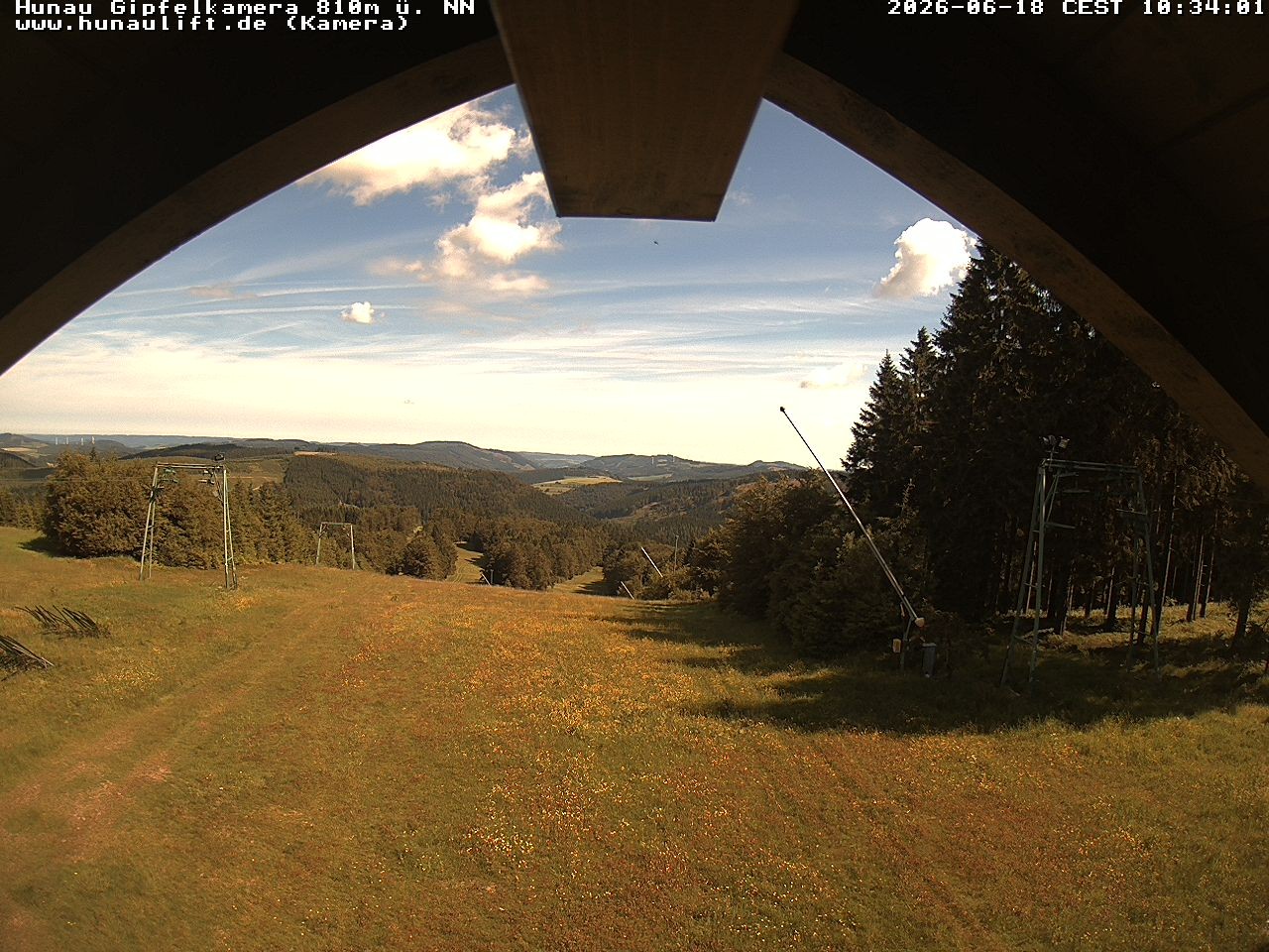 Archived image Webcam Hunaulift (Sauerland)