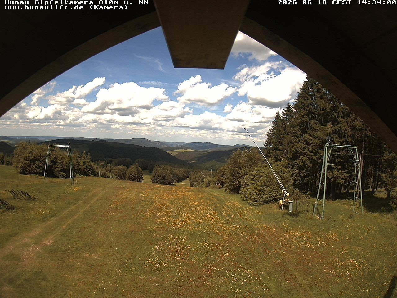 Archived image Webcam Hunaulift (Sauerland)