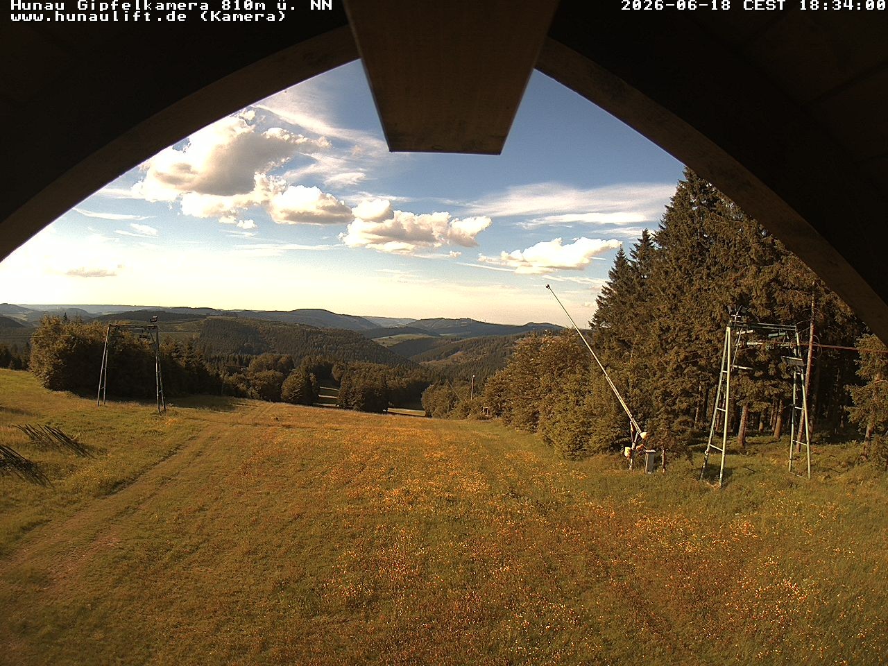 Archived image Webcam Hunaulift (Sauerland)