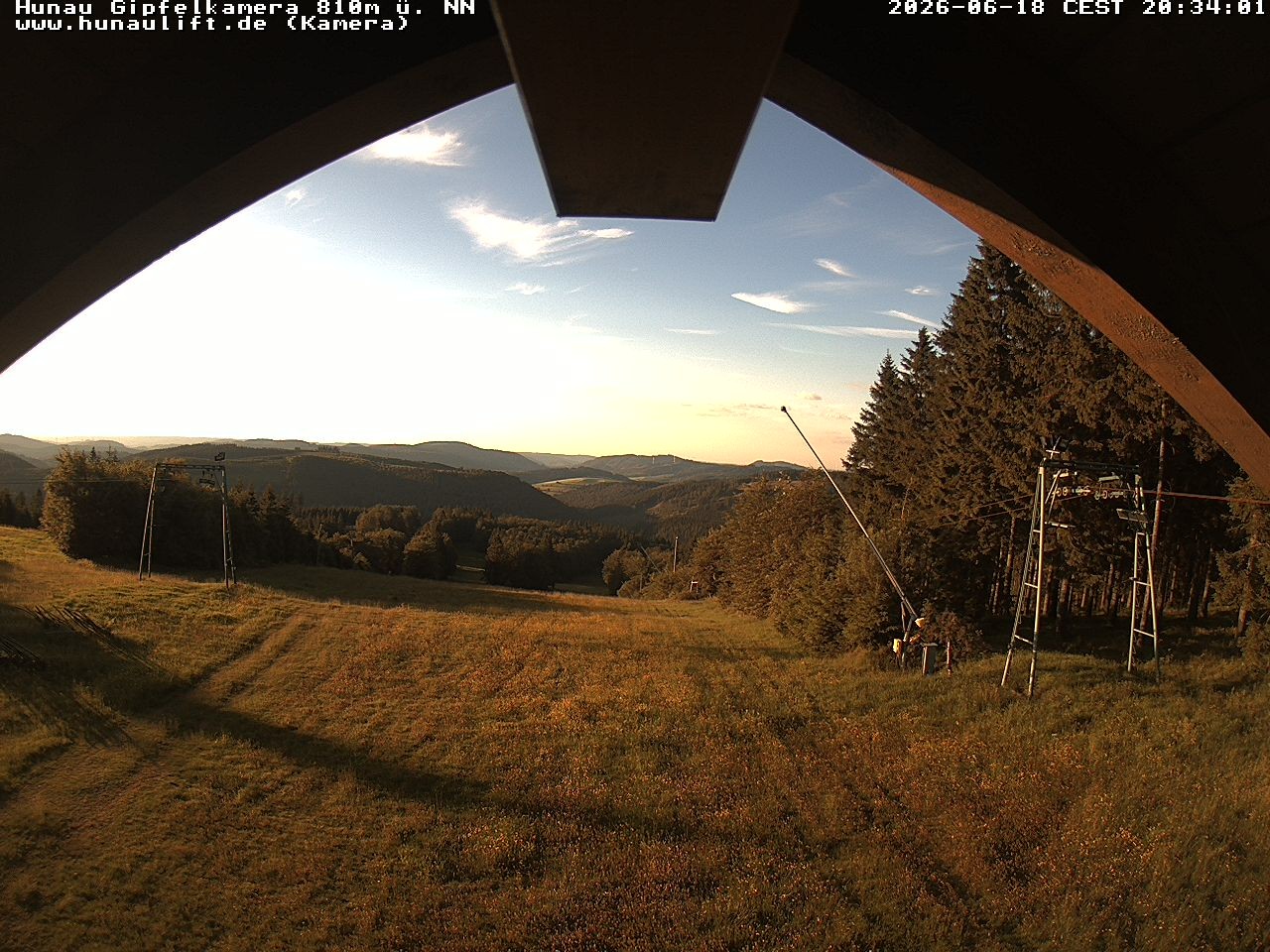 Archived image Webcam Hunaulift (Sauerland)