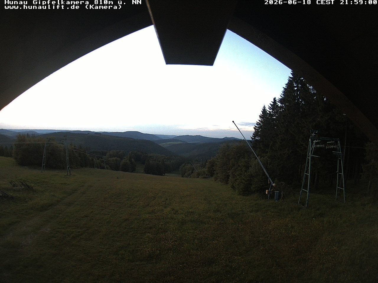 Archived image Webcam Hunaulift (Sauerland)