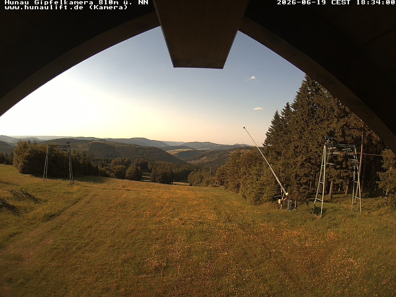 Archived image Webcam Hunaulift (Sauerland)