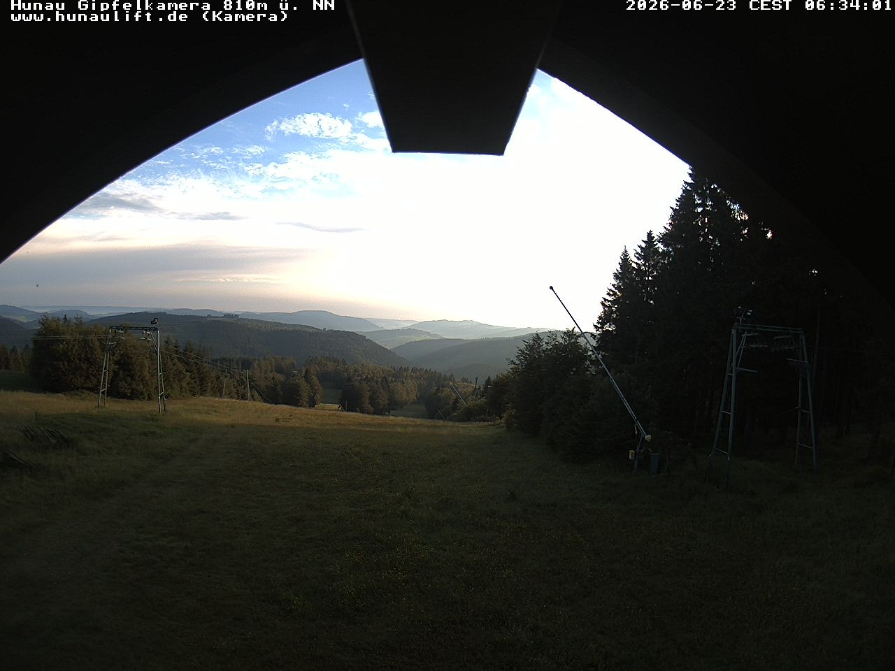 Archived image Webcam Hunaulift (Sauerland)