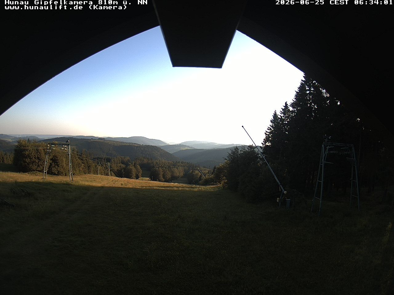 Archived image Webcam Hunaulift (Sauerland)