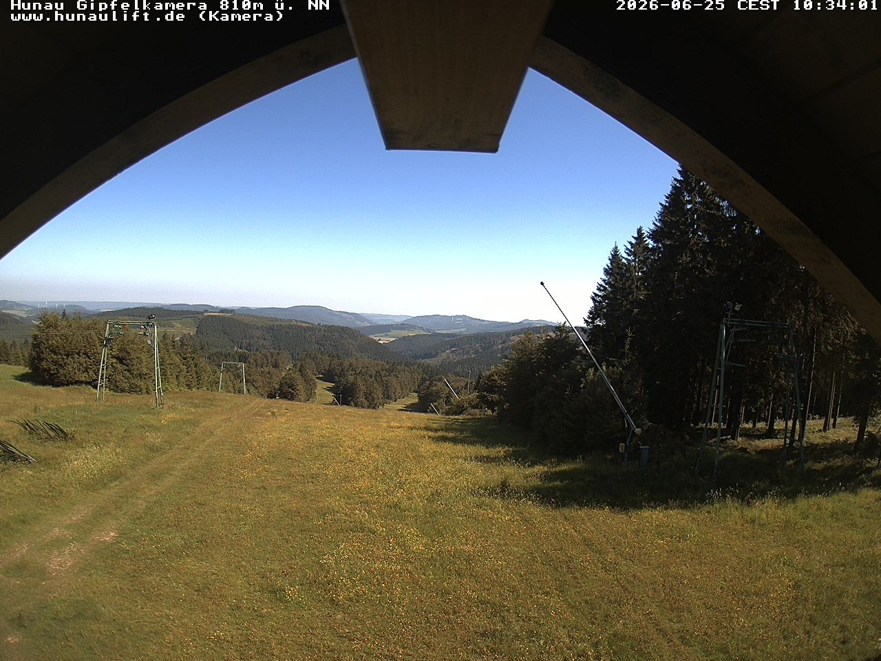 Archived image Webcam Hunaulift (Sauerland)