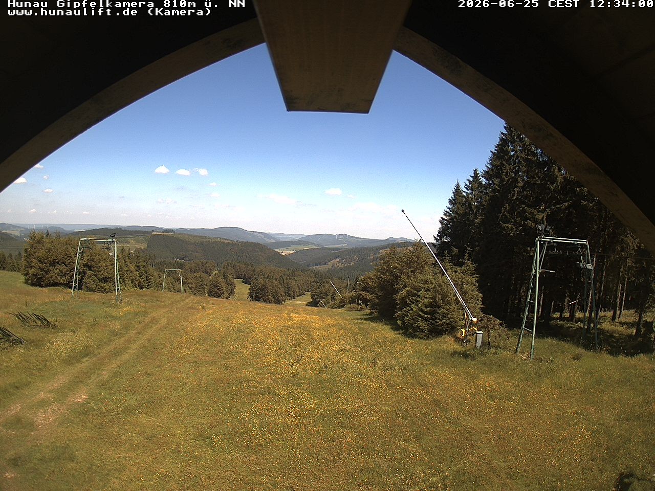 Archived image Webcam Hunaulift (Sauerland)