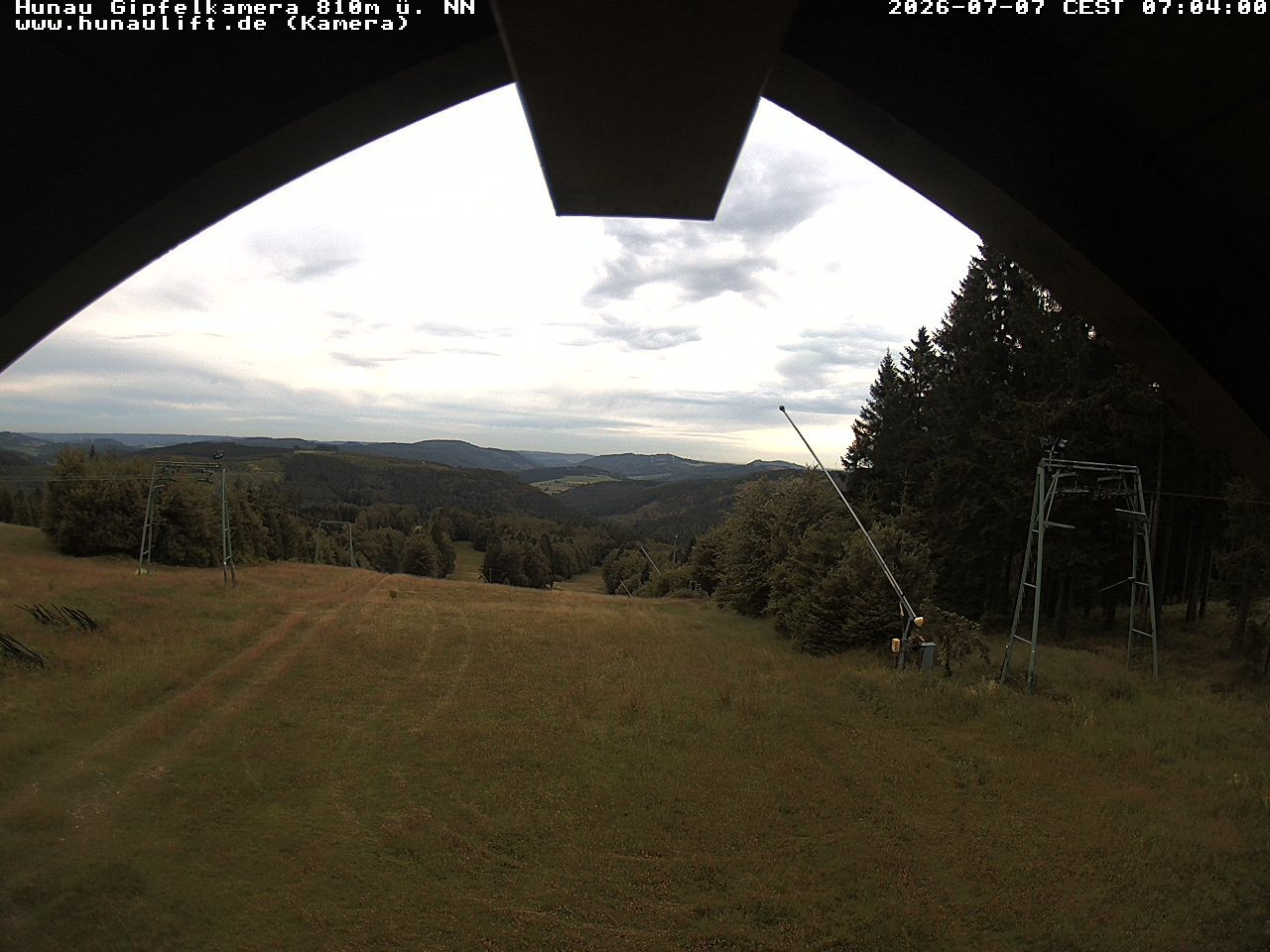 Archived image Webcam Hunaulift (Sauerland)