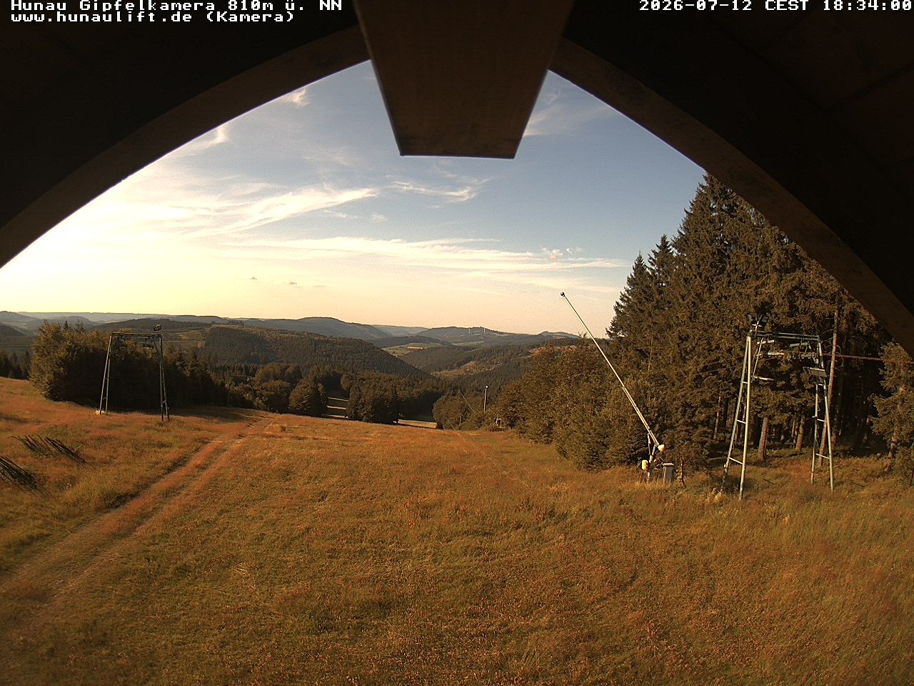 Archived image Webcam Hunaulift (Sauerland)