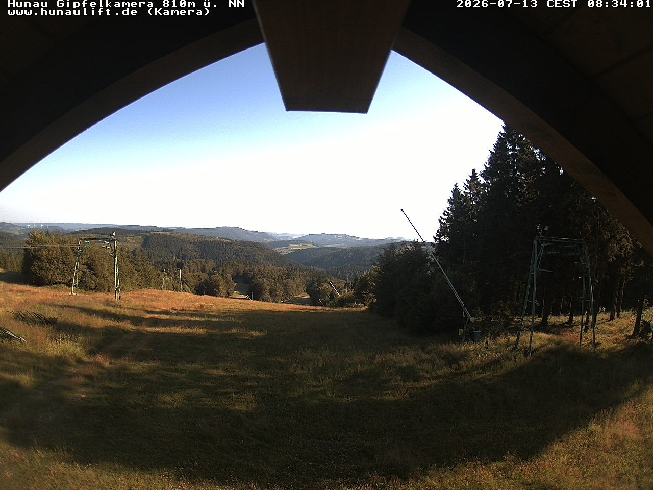 Archived image Webcam Hunaulift (Sauerland)