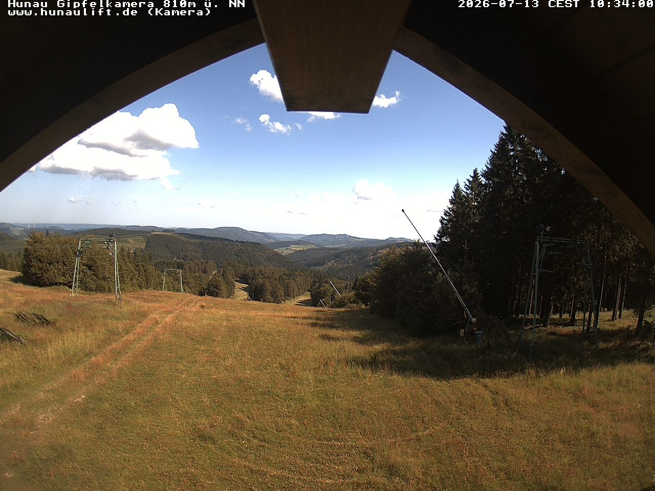 Archived image Webcam Hunaulift (Sauerland)
