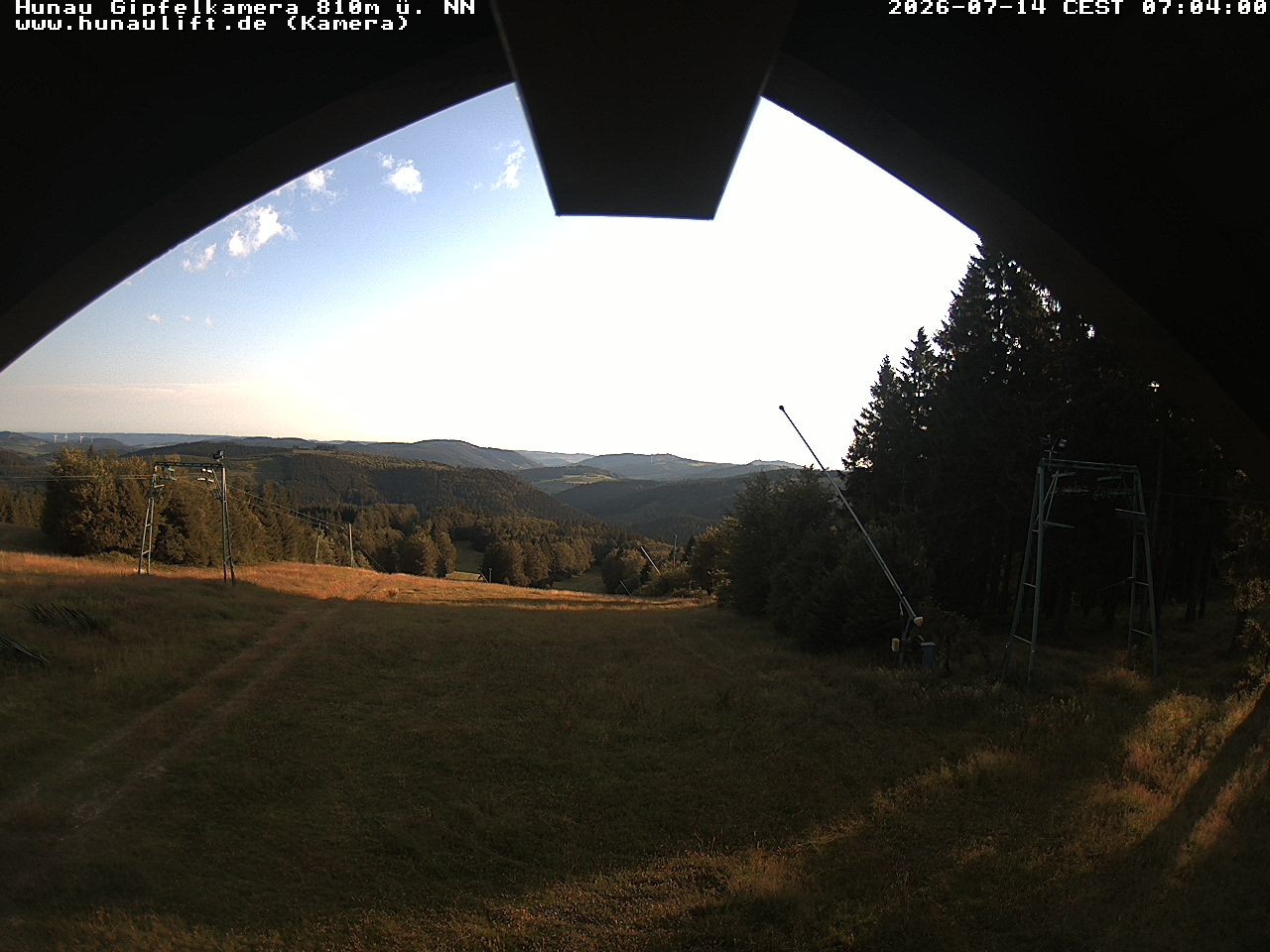 Archived image Webcam Hunaulift (Sauerland)