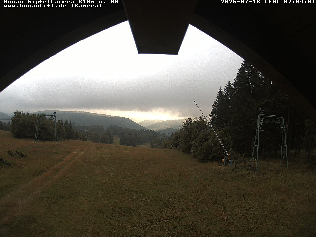 Archived image Webcam Hunaulift (Sauerland)