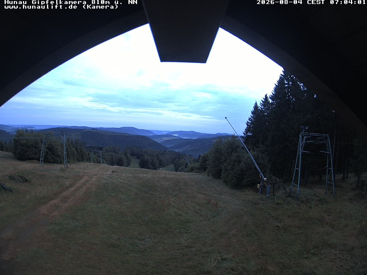 Archived image Webcam Hunaulift (Sauerland)