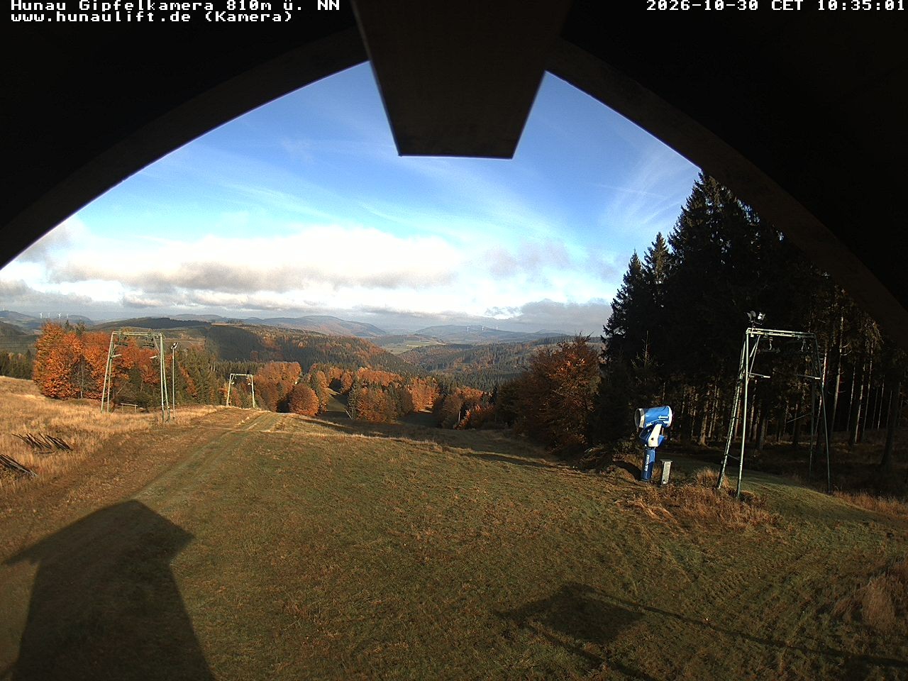 Archived image Webcam Hunaulift (Sauerland)