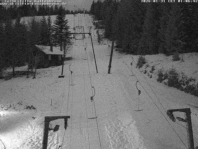 Archived image Webcam Black Forest: Base station Kaltenbronn
