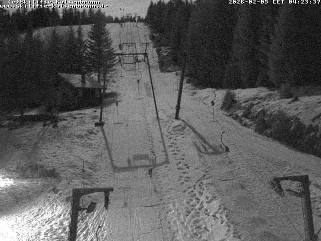 Archived image Webcam Black Forest: Base station Kaltenbronn