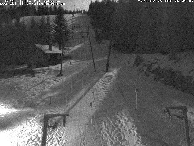 Archived image Webcam Black Forest: Base station Kaltenbronn