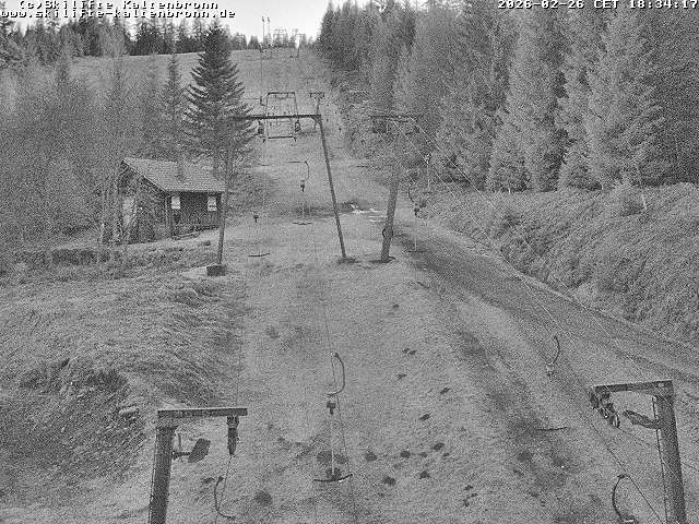 Archived image Webcam Black Forest: Base station Kaltenbronn