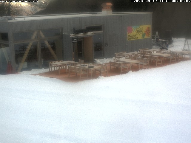 Archiv Foto Webcam Die Hossa Bar am Corvatsch