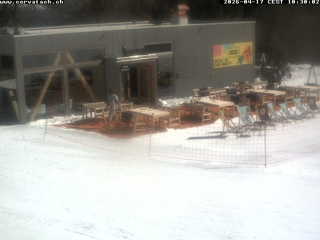 Archiv Foto Webcam Die Hossa Bar am Corvatsch