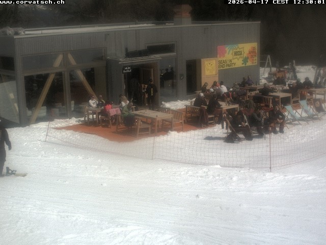 Archiv Foto Webcam Die Hossa Bar am Corvatsch